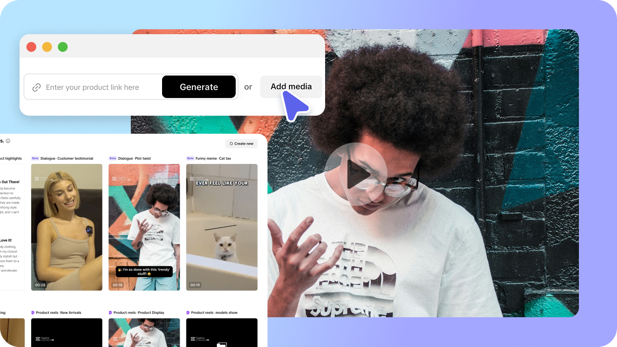 Creează videoclipuri profesionale cu generatorul de videoclipuri AI.